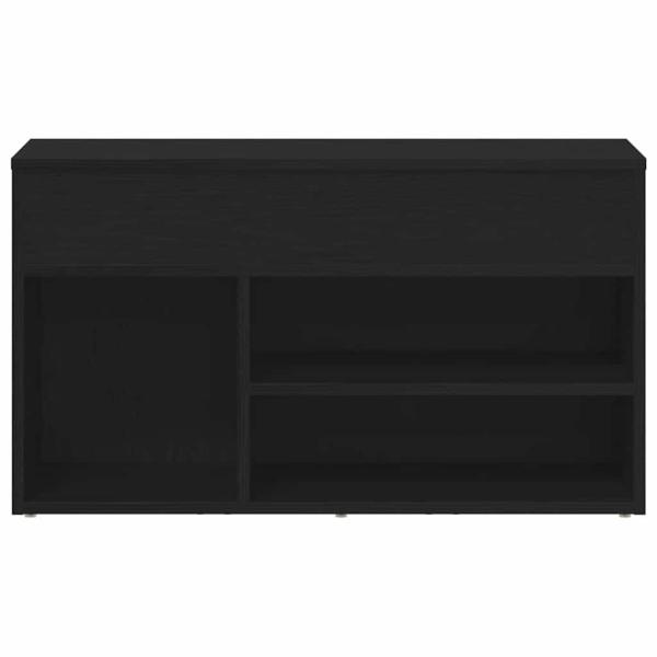 Flurbank Schwarz Eiche 60x30x45 cm ? Hochwertiger Holzwerkstoff