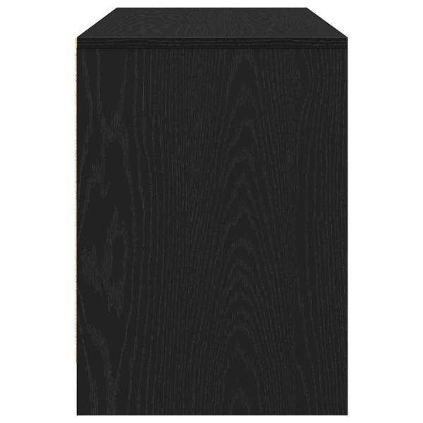 TV-Schrank Schwarz Eiche 102x37,5x52,5 cm Holzwerkstoff