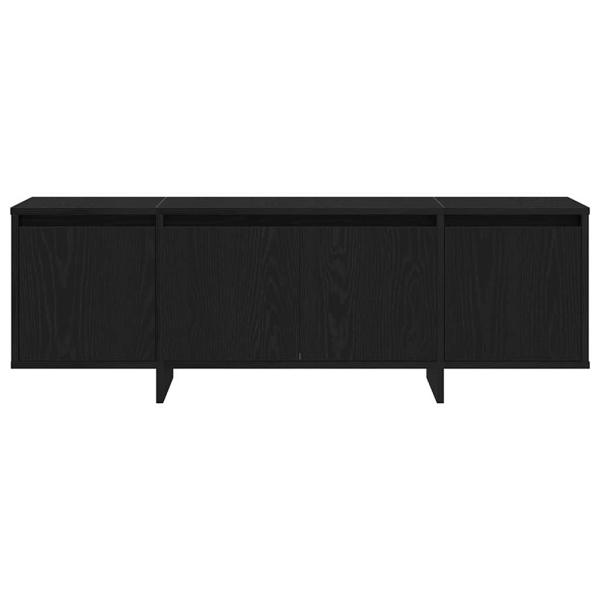 TV-Schrank Schwarz Eiche 120x30x40,5 cm Holzwerkstoff