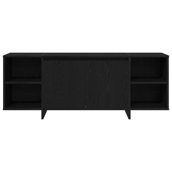 TV Stand - Schwarz Eiche - 120x30x40.5 cm - Aus Spanplatten