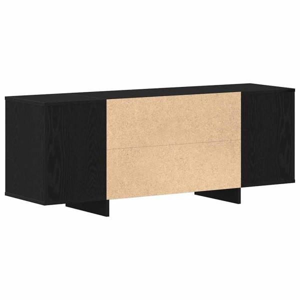 TV Stand - Schwarz Eiche - 120x30x40.5 cm - Aus Spanplatten