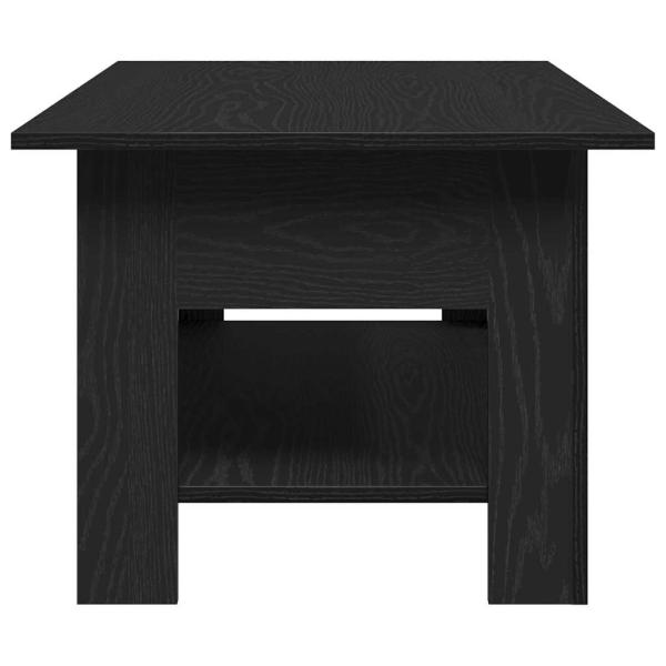 Couchtisch Schwarz Eiche 102x55x42 cm Ingenieure Holz