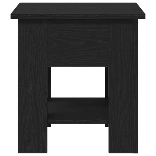 Couchtisch Schwarzes Eichenholz 40x40x42 cm Holzwerkstoff