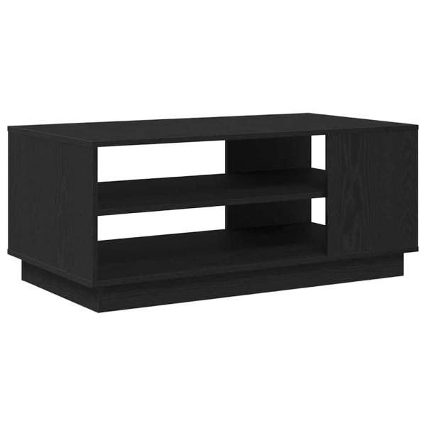 Schwarzer Eichenkaffee Tisch 102x55x43 cm Aus Spanplatte