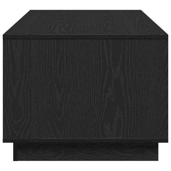 Schwarzer Eichenkaffee Tisch 102x55x43 cm Aus Spanplatte