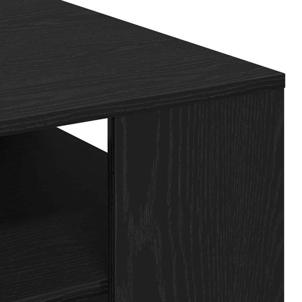 Schwarzer Eichenkaffee Tisch 102x55x43 cm Aus Spanplatte