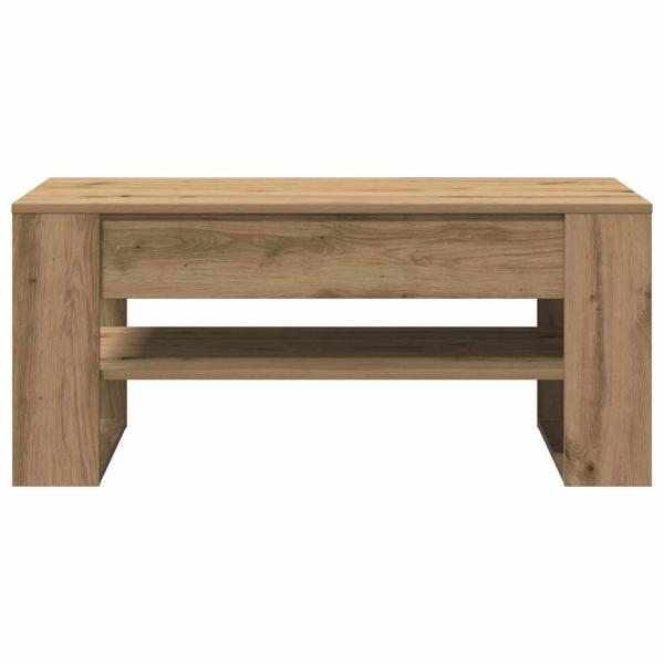 Couchtisch Artisan Eiche 102x55x45 cm aus Ingenieurholz