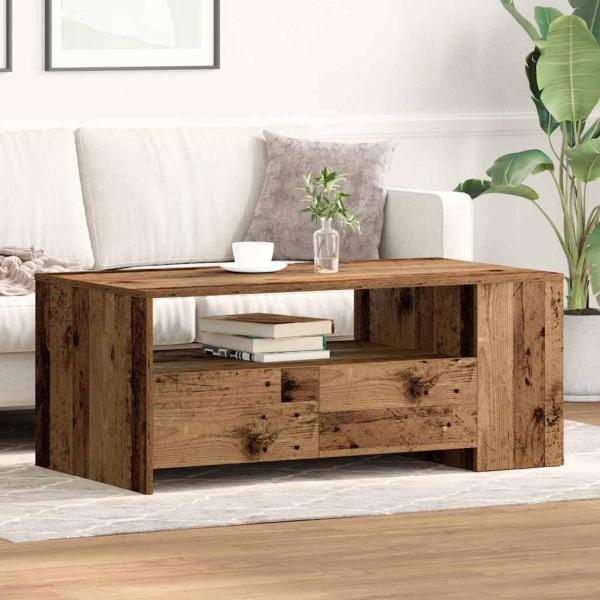 ARDEBO.de - Couchtisch Alte Holz 102x55x43,5 cm Ingenieurholz