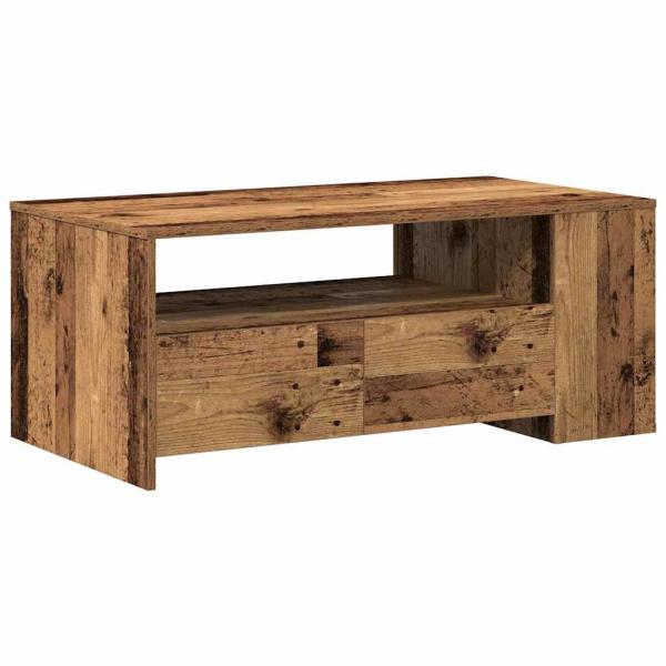 Couchtisch Alte Holz 102x55x43,5 cm Ingenieurholz