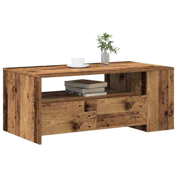 Couchtisch Alte Holz 102x55x43,5 cm Ingenieurholz