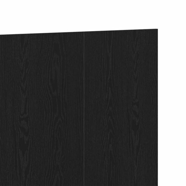 Kopfteil Schwarz Eiche 160x1,5x80 cm Möbelholz