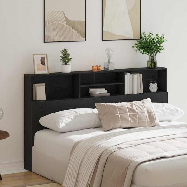 Kopfteilschrank Schwarze Eiche 180x19x103,5 cm