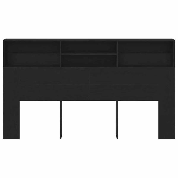 Kopfteilschrank Schwarze Eiche 180x19x103,5 cm