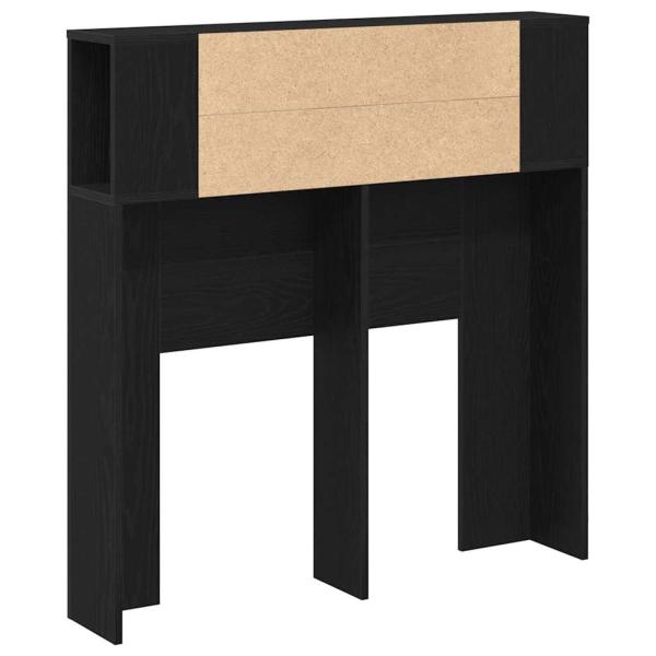 Kopfteilschrank Schwarze Eiche 100x19x104,5 cm Aus Holzwerkstoff