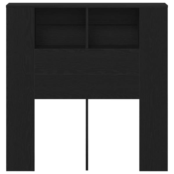 Kopfteilschrank Schwarze Eiche 100x19x104,5 cm Aus Holzwerkstoff