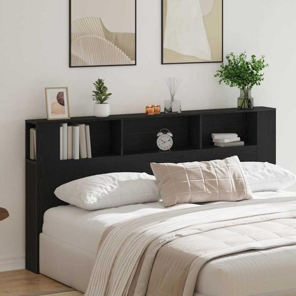 Kopfteilschrank Schwarze Eiche 200x18,5x104,5 cm