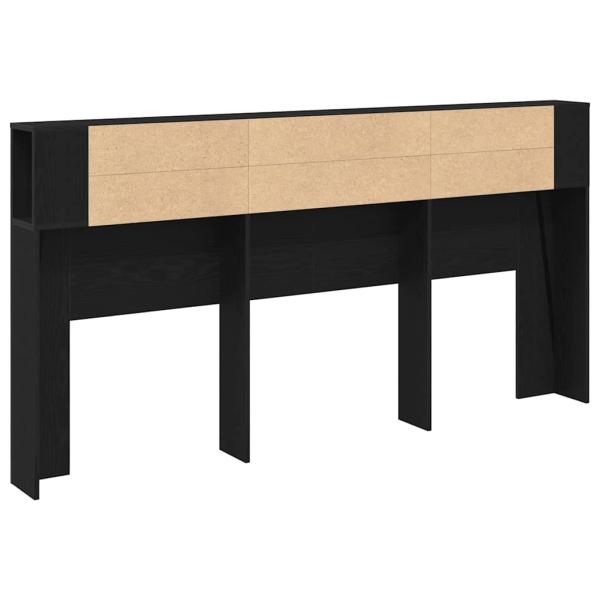 Kopfteilschrank Schwarze Eiche 200x18,5x104,5 cm