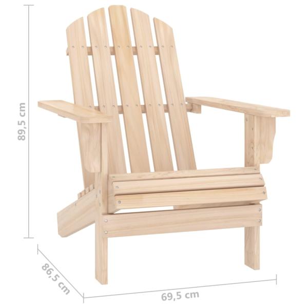 Adirondack-Gartenstuhl Massivholz Tanne