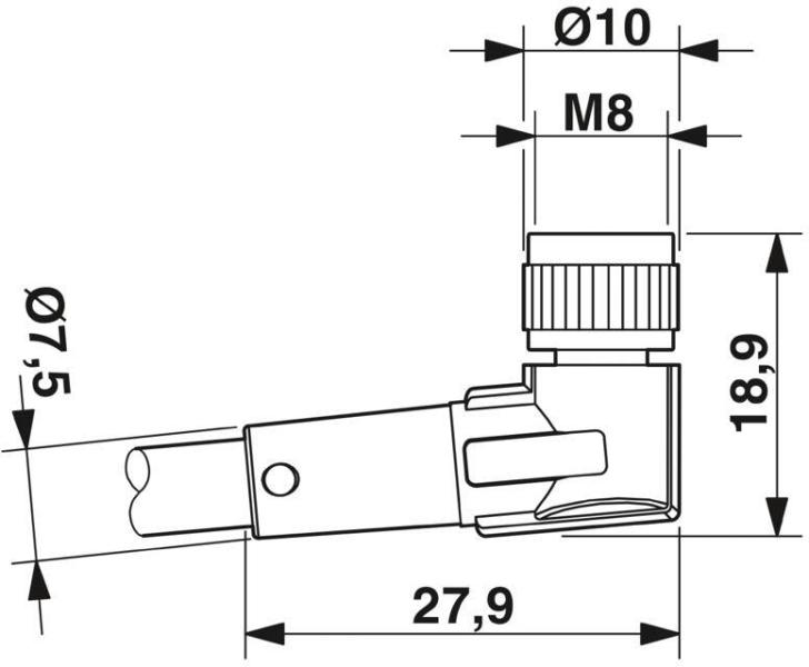 Phoenix Contact SAC-3P-10,0-PUR/M 8FR - Sensor-/Aktor-Kabel (1694169)