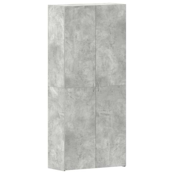 Schuhschrank Betongrau Holzwerkstoff Schuhschrank Rechteckig