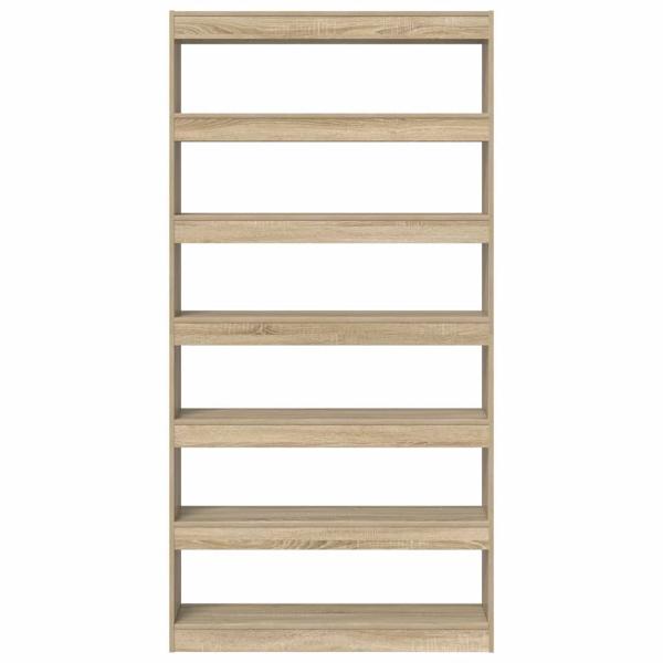 Bücherregal Sonoma Eiche Holzwerkstoff 100 x 30 x 198 cm Regale