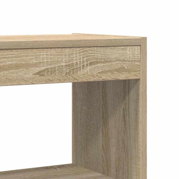 Bücherregal Sonoma Eiche Holzwerkstoff 100 x 30 x 198 cm Regale