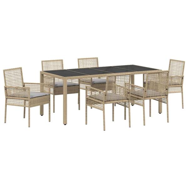 Set aus 4 Beige