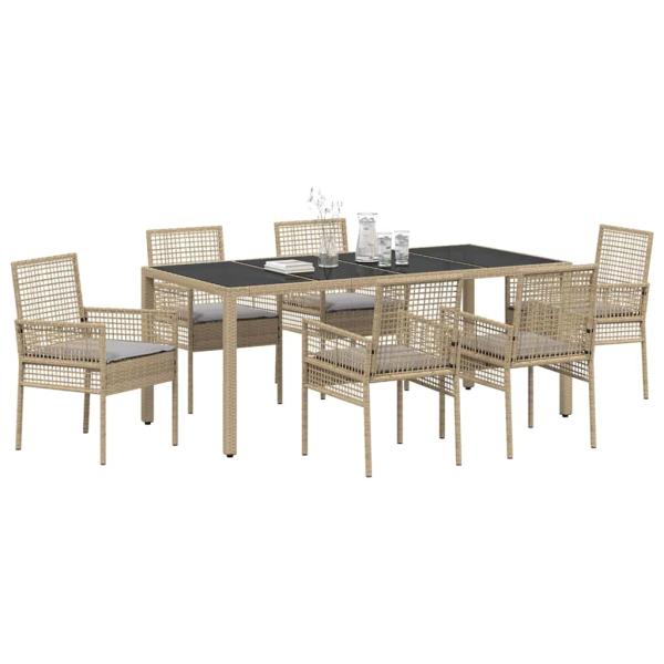 Set aus 4 Beige