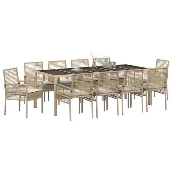 Set aus 6 Beige und Schwarz