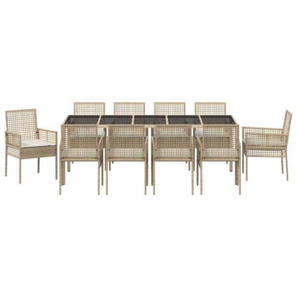 Set aus 6 Beige und Schwarz