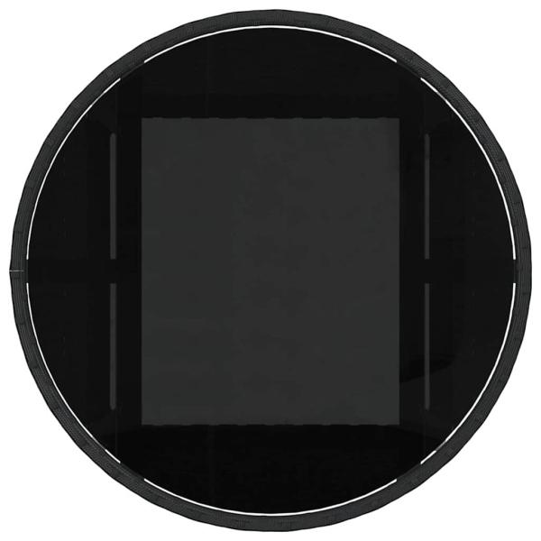 Esszimmermöbelset Set aus 5 Schwarz Poly-Rattan Stabil