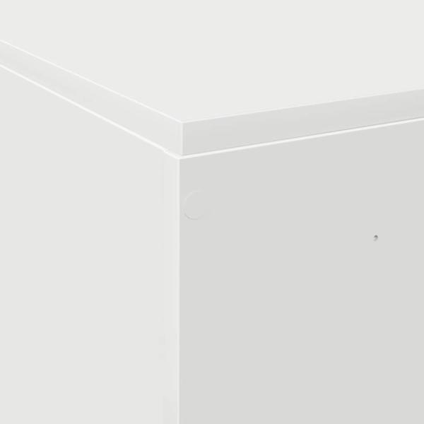 Bettgestell Weiß Holz King Stauraum Rechteckig Minimalistisch