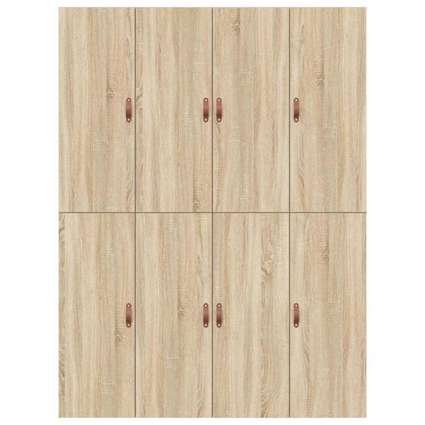 Bettgestell Sonoma Eiche Holzwerkstoff Doppel Langlebig