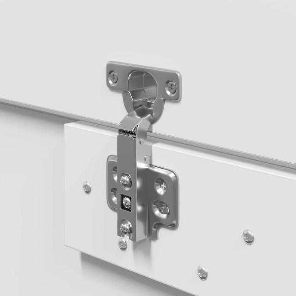 Bettgestell Weiß MDF Standard Doppel Stauraumbett Rechteckig