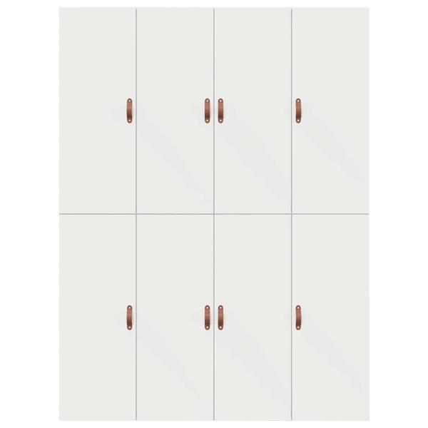 Bettgestell Weiß MDF Standard Doppel Stauraumbett Rechteckig