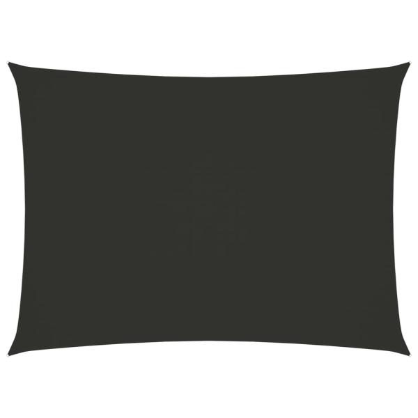 Sonnensegel Oxford-Gewebe Rechteckig 2,5x4 m Anthrazit