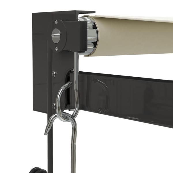 Elektrische Markise mit Kurbel Creme 3x2,5 m