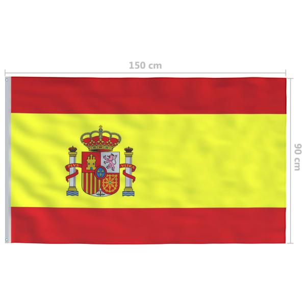 Flagge Spaniens 90 x 150 cm