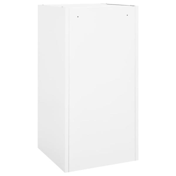 Sattelschrank Weiß 53x53x105 cm Stahl