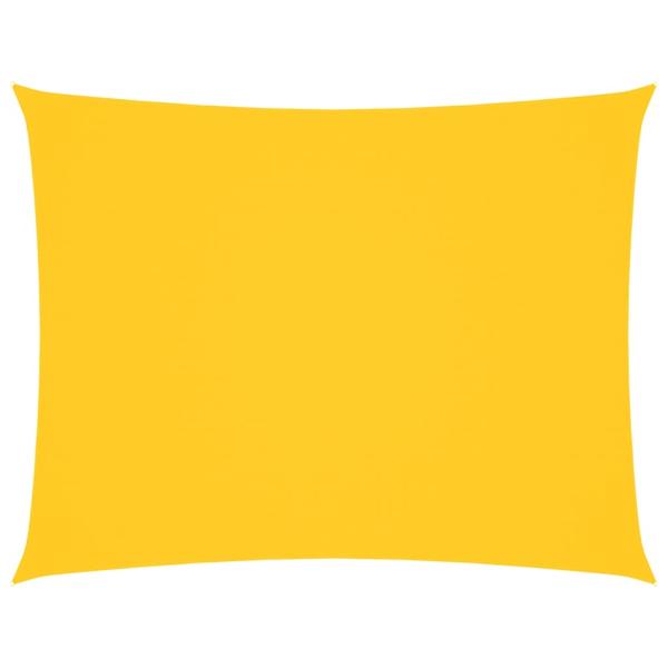 Sonnensegel Oxford-Gewebe Rechteckig 3x4,5 m Gelb