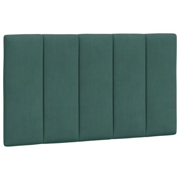 Bettgestell ohne Matratze Dunkelgrün 80x200 cm Samt