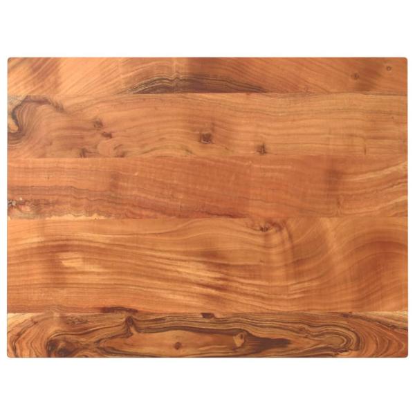 ARDEBO.de - Tischplatte 70x60x2,5 cm Rechteckig Massivholz Akazie