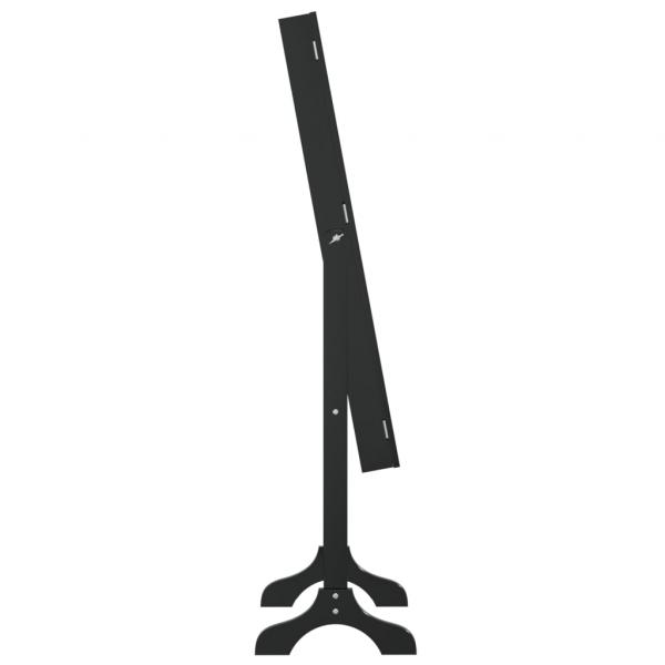 Standspiegel Schwarz 34x37x146 cm