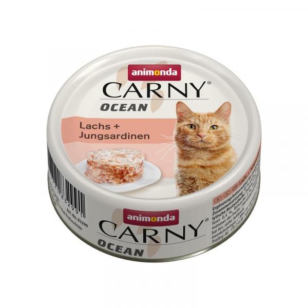 ARDEBO.de Animonda Cat Carny Adult Ocean Lachs & Jungsardinen 80g