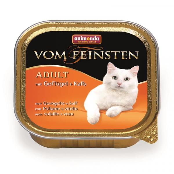 ARDEBO.de Animonda Cat vom Feinsten Adult Geflügel & Kalb 100g