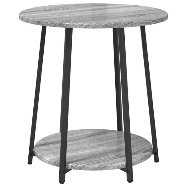 Beistelltisch 2er Set Grau aus Holzwerkstoff und Metall