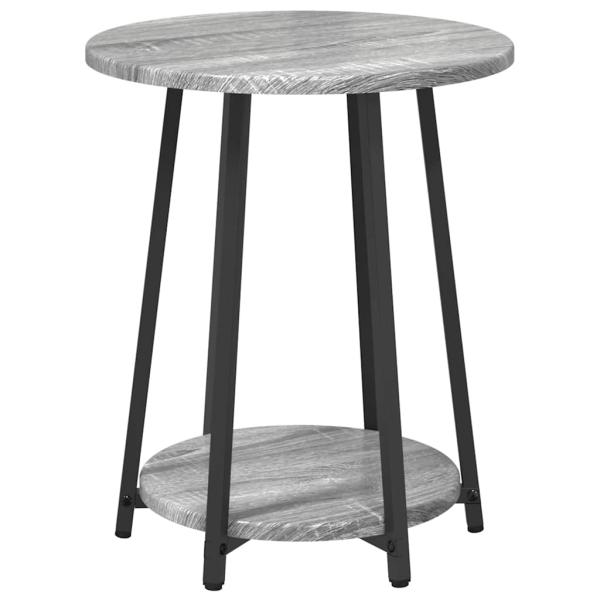 Beistelltisch 2er Set Grau aus Holzwerkstoff und Metall