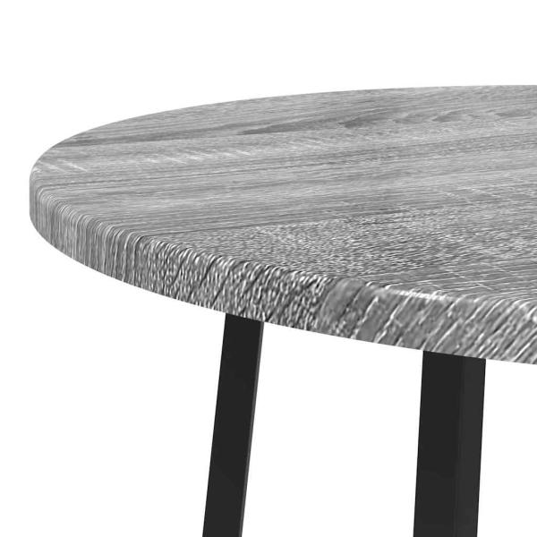 Beistelltisch 2er Set Grau aus Holzwerkstoff und Metall