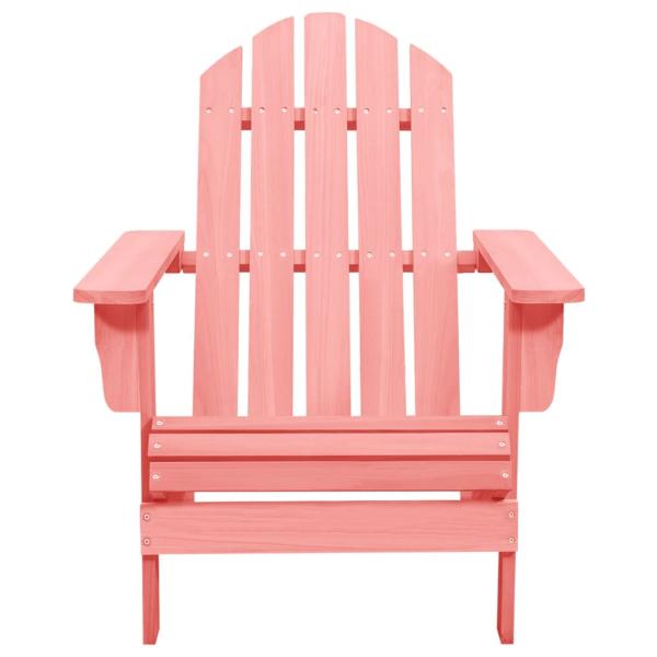 Adirondack-Gartenstuhl Massivholz Tanne Rosa