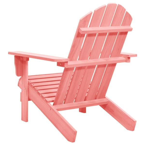 Adirondack-Gartenstuhl Massivholz Tanne Rosa